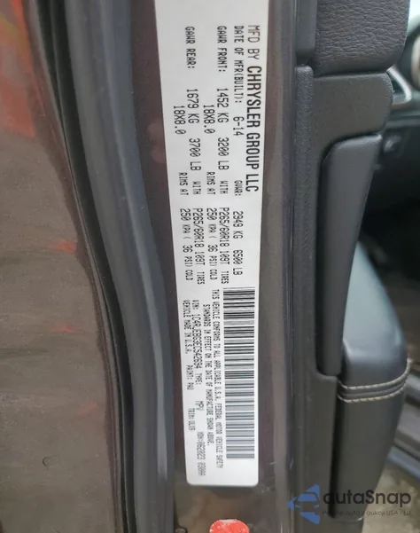 2014 Jeep Grand Cherokee Limited from USA, damaged, VIN 1C4RJEBG3EC542694